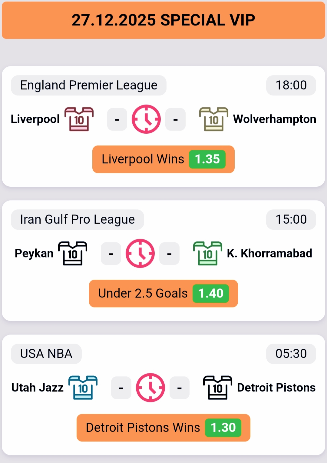 Daily Soccer Betting Tips 27 December 2025 | Safe Picks & VIP Predictions