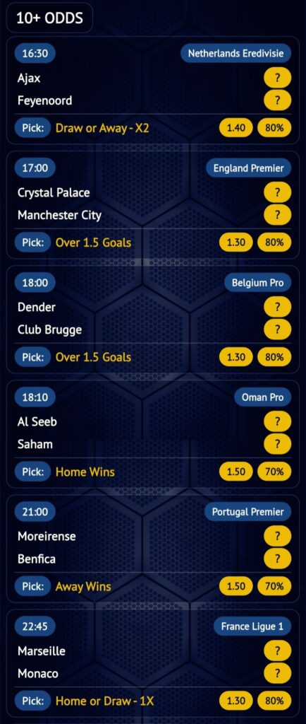 football betting tips today 10+ odds accumulator prediction