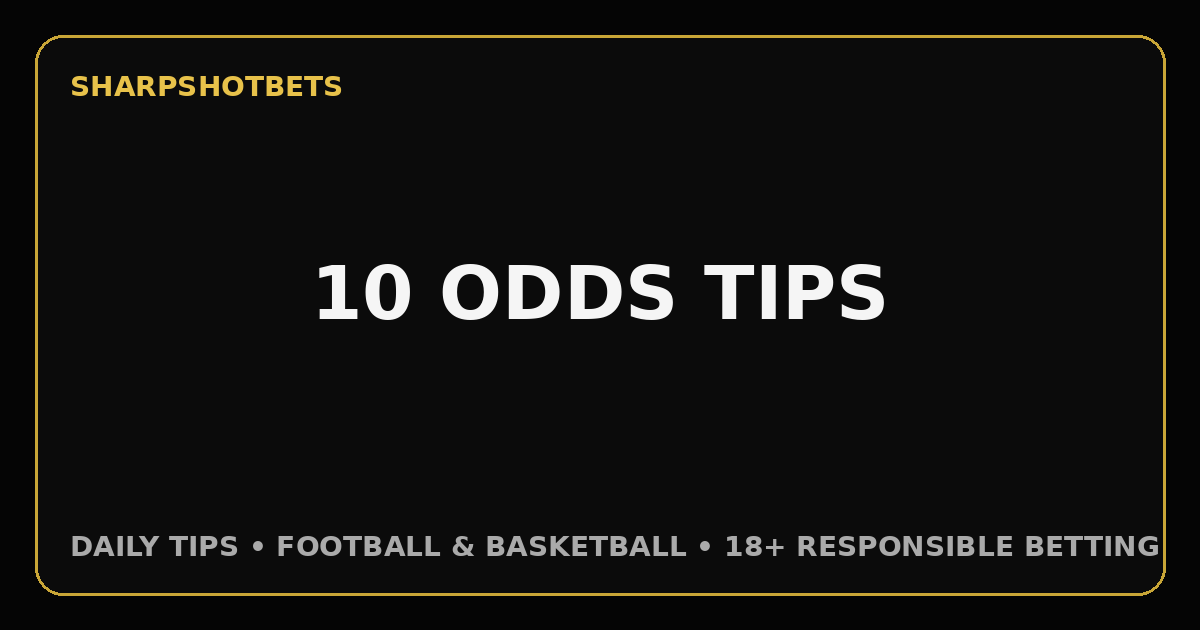 10 Odds Tips 10 Odds Tips