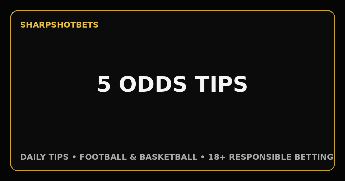 5 Odds Tips 5 Odds Tips