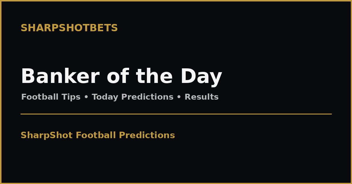 Football Banker of the Day