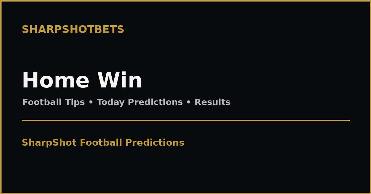 Away Win Predictions - SharpShotBets